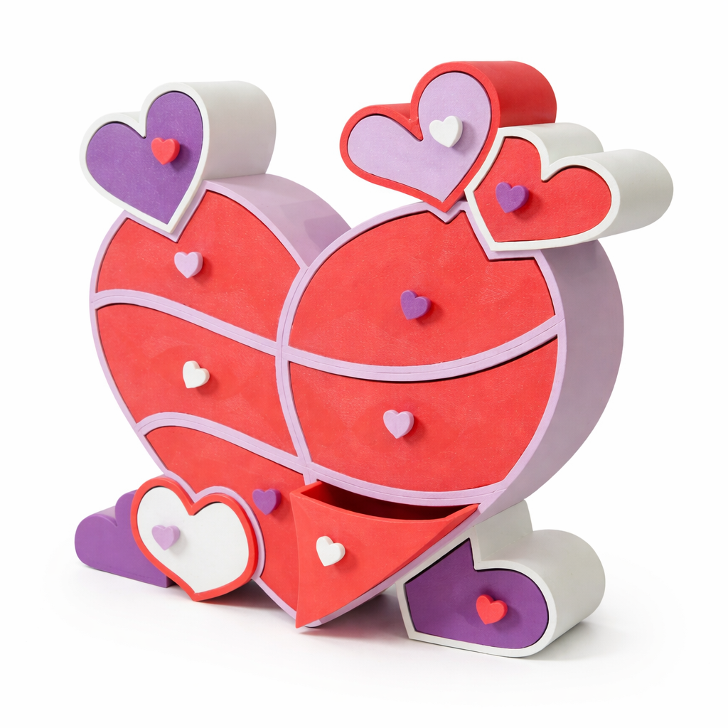 Joyero forma corazon