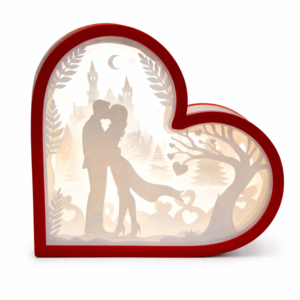 caja de sombras enamorados