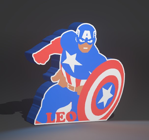 Lampara Capitan America